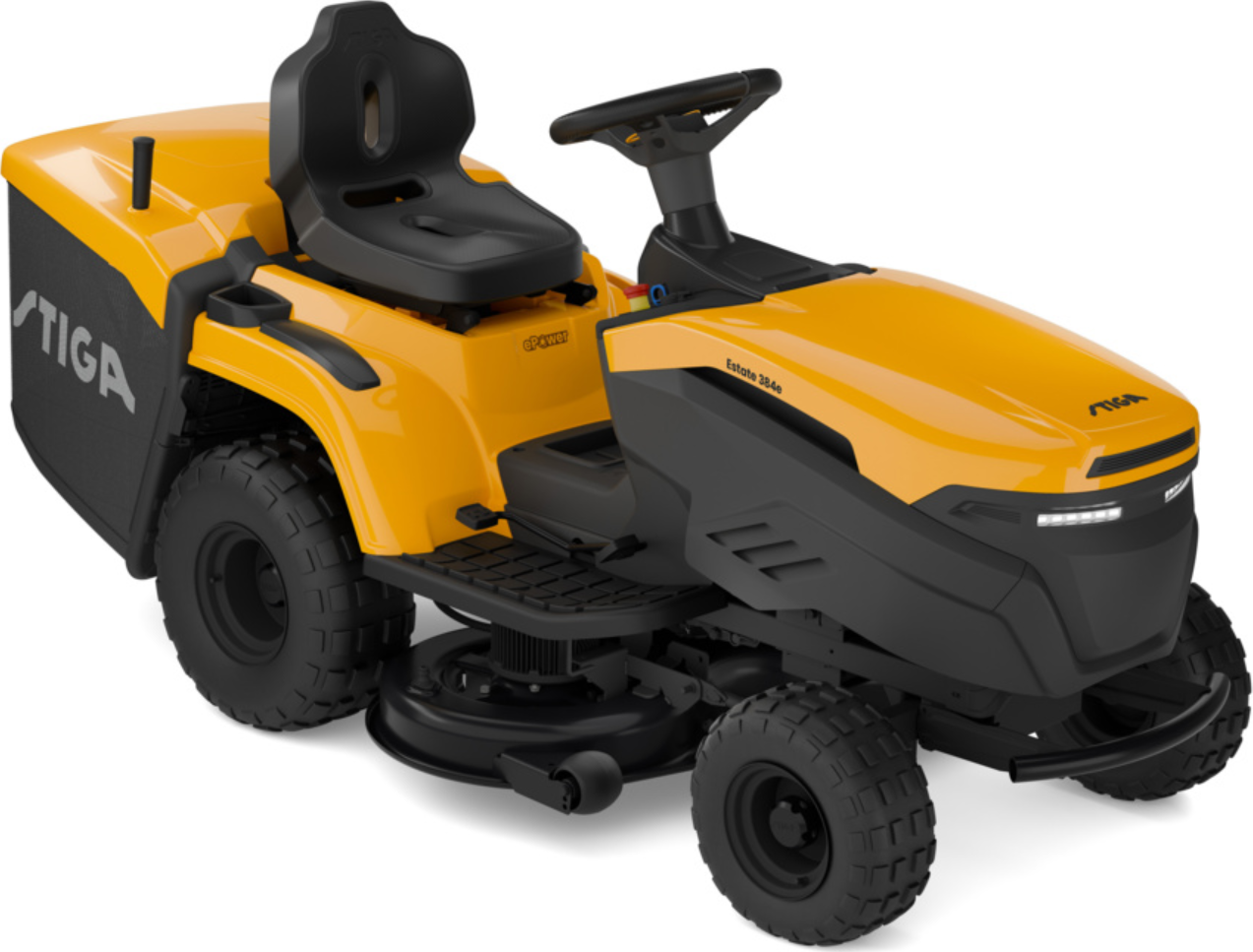 Bateriový zahradní traktor STIGA Estate 384e prodloužená záruka + sestavení traktůrku + doprava zdarma