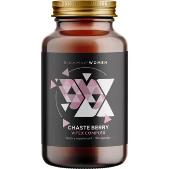 BrainMax Women Chaste Berry Vitex Complex – bylinný komplex pro ženy, 90 veganských kapslí