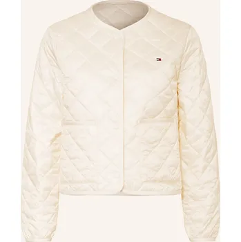 Dámská bunda Tommy Hilfiger Dámská Satinová Prošívaná Bunda, režná, 36