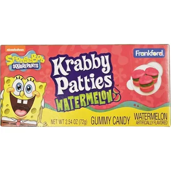 Bonbon SpongeBob Squarepants Krabby Patties Watermelon 72g