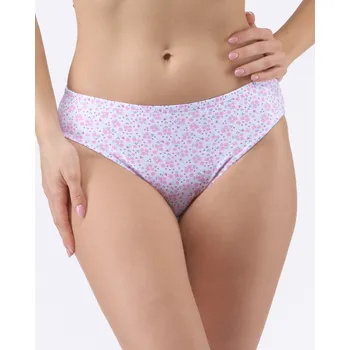 Dámské oblečení GINA 10290P Kalhotky klasické Barva: Bílá-Sacharóza, Velikost: S/M