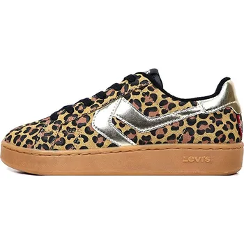 Dívčí tenisky Boty Levi´s Beige/ Braun/ Gold 9777588 28
