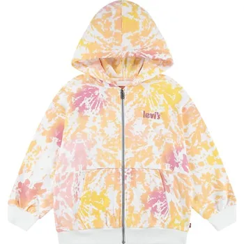 Dívčí mikina Levi's Kids Weiß/ Gelb 5053434 50