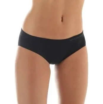 Kalhotky Dámské bezešvé kalhotky Brubeck Wool Comfort Barva černá, Velikost M