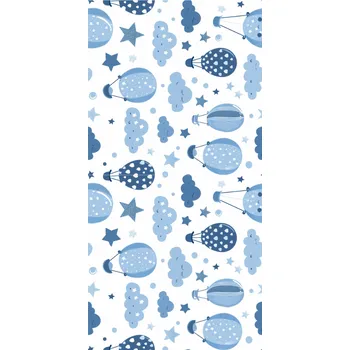 Jedlá dekorace na dort Jedlý tisk – Horkovzdušné balóny: Vzhůru do oblak A4 Jedlý papír