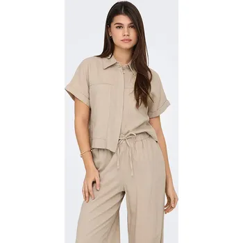 Dámské tričko ONLY Beige 5687764 XL