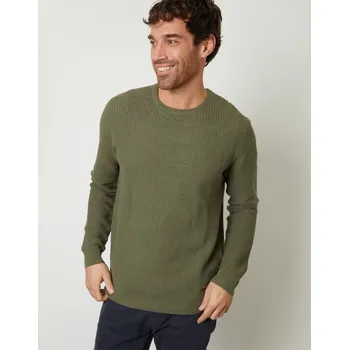Pánský svetr Svetr Threadbare Olive 2031025 Medium