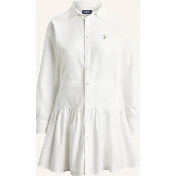 Dámské šaty Polo Ralph Lauren Dámské Košilové Šaty, bílá, 36