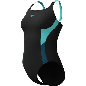 Dámské plavky Plavky Speedo Schwarz/ Türkis 3928781 40