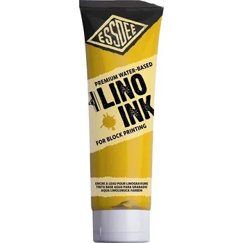 Výtvarná barva Essdee Block Printing Ink Barva na linoryt Brilliant Yellow (Ost) 300 ml