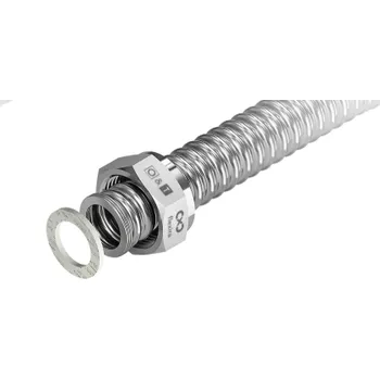 Vodovodní potrubí Flexira Nerezový vlnovec DN12 s maticemi 1/2" x 1/2", PN 16 Délka: 65 cm