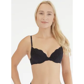 Podprsenka GINA 17004P Podprsenka vyztužená Barva: černá, Velikost: 75B
