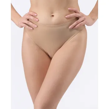 Dámské oblečení GINA 10284P Kalhotky klasické Barva: Béžová, Velikost: L/XL