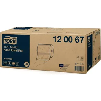 TORK Matic papírové ručníky v roli H1, 2 vrst., 150 m, 6 rolí 120067