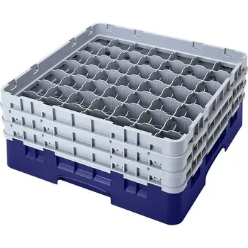 přísavka na sklo Cambro Koš Camrack 49 pozic, výška sklenice 21,6 cm - Modrá| TOM, R-49S800-186