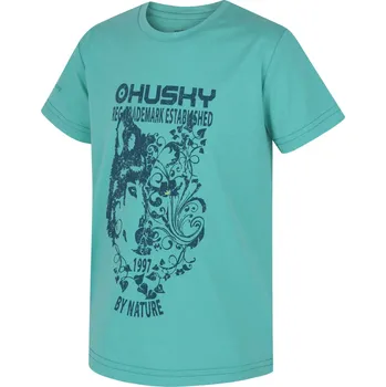 Husky Dětské funkční triko Tash K 152-158, turquoise