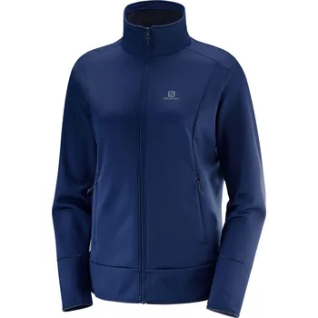 Pánská mikina Salomon Discovery FZ W Medieval Blue Heathe L Svetr