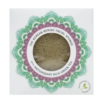 The Konjac Sponge Company Konjaková houba Mandala se zeleným čajem