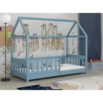 Dětská postel Dětská domečková postel Pavel Barva dřeva: Modrá, 80x180