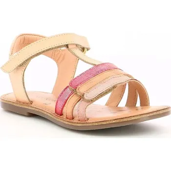 Dívčí sandály Kickers Beige/Rosa 3453450 37