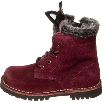 Dívčí kozačky kmins Dunkelrot 1077223 32