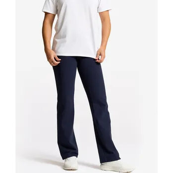 Dámské legíny DOMYOS Dámské fitness legíny do zvonu bavlněné L - Š33 D31 MODRÁ