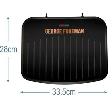 Zahradní gril Kontaktní gril George Foreman 25811-56 Fit Grill Copper Medium