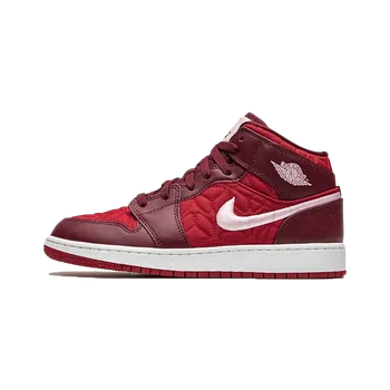 Dámské tenisky Air Jordan Jordan 1 Mid SE "Red Quilt" (GS) Velikost: 40