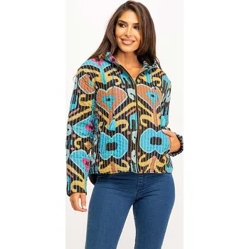 Dámská vesta Bunda Peace & Love Türkis 389323 XL