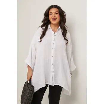 Dámská košile Košile Curvy Lady Weiß 7301785 48/50