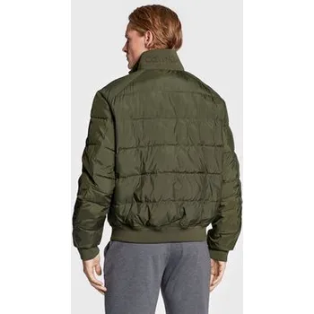 Pánská bunda Calvin Klein Zimní bunda Mix Media Quilt K10K110331 Zelená Regular Fit M