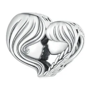 Korálek Prosperk Korálek na náramek maminka s dcerou S3213