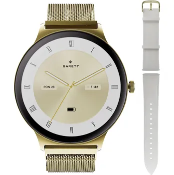 Hodinky Chytré Hodinky dámské Garett Verona 2 Glow Mesh SET 5904238487037