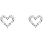 Náušnice Daniel Wellington Mirelle Heart Silver DW00401610