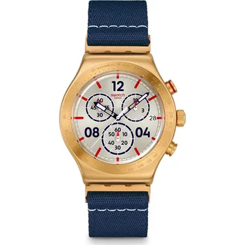 Hodinky Hodinky Swatch Captain's Dream New Chrono YVG419