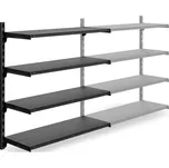 Marbo Regál do prodejny nástěnný dodatkový 91x83x33 cm - 4 police