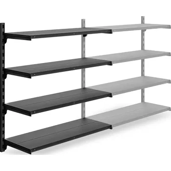 Dílenský regál Marbo Regál do prodejny nástěnný dodatkový 91x83x33 cm - 4 police