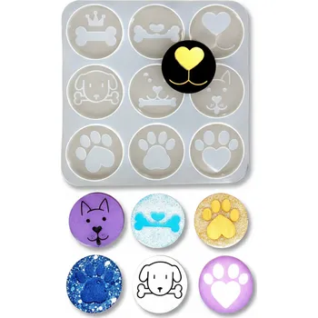 Silikonová forma – přívěsky a klíčenky pejsci