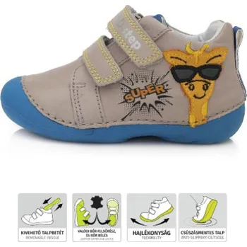 Chlapecké polobotky Celoroční obuv DDstep S015-798A Grey chlapecké Velikost: 21