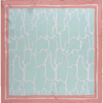 Šála LUHTA Türkis/ Rosa - (L)53 x (B)53 cm 4871705 onesize