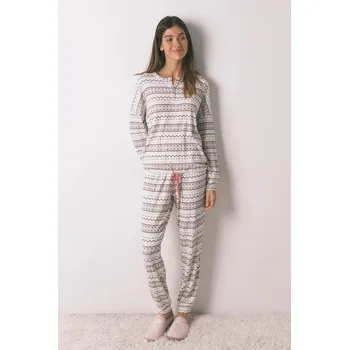 Dámské pyžamo Pyžamová sada women'secret 3132261 bílá 00X, vel. L