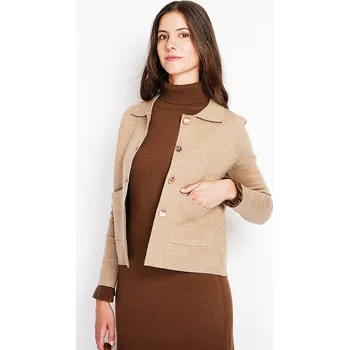 Dámská vesta Bunda William de Faye Camel 2275654 38