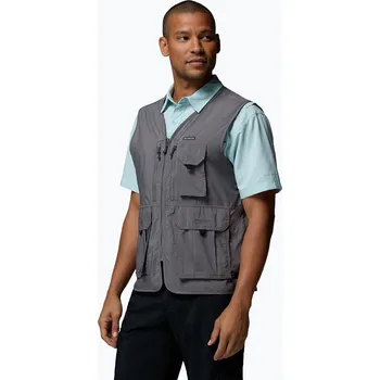 Pánská trekingová vesta Columbia Silver Ridge Utility city grey