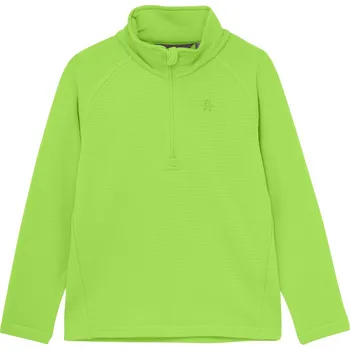 Chlapecká mikina Fleecová mikina COLOR KIDS Fleece Pulli - Stretch-Green Gecko - 176