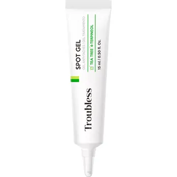 Pleťový krém Troubless - Clear Gel Cream - Zklidňující gel na nedokonalosti - 15 ml