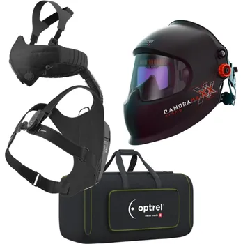 Svářečská kukla OPTREL Set - svařovací kukla Panoramaxx Laser Hybrid se Swiss air filtroventilační jednotkou