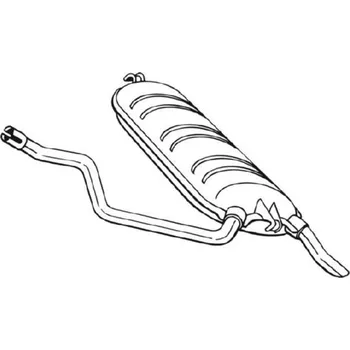 Tlumič výfuku Zadní tlumič výfuku BOSAL 278-239