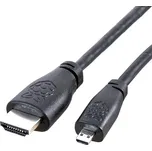 RASPBERRY-PI Raspberry Pi microHDMI kabel - 1 m, černá T7732AX