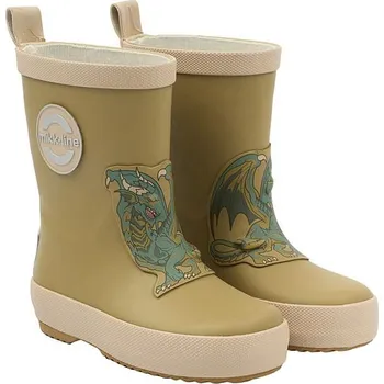 Dívčí holínky mikk-line Khaki/ Creme 8785580 32