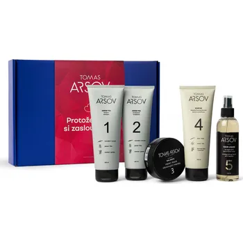 Tomas Arsov Valentýnské balení GREEN TEA Sada pro citlivou pokožku a oslabené vlasy